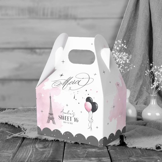 C'est si Bon Parisian Sweet 16 Thank You ID1162 フェイバーボックス