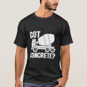 Cet Mixer Construction Worker Construction Site Tシャツ (正面)