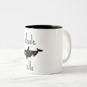 CetaMerch™のマグ ツートーンマグカップ (正面右)