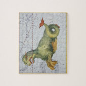 Cetusの星座「地図書Coelからのクジラ、 ジグソーパズル (縦)