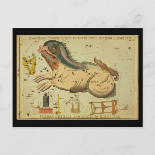 Cetus、Fornax Chemica、Machina Elecitica、etcetera ポストカード (正面)