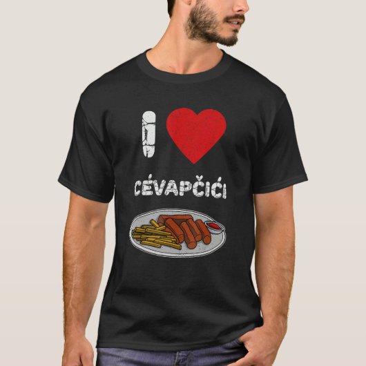 Cevapcici Kebab Balkan cuisine 10 Tシャツ (正面)