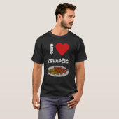 Cevapcici Kebab Balkan cuisine 10 Tシャツ (正面フル)