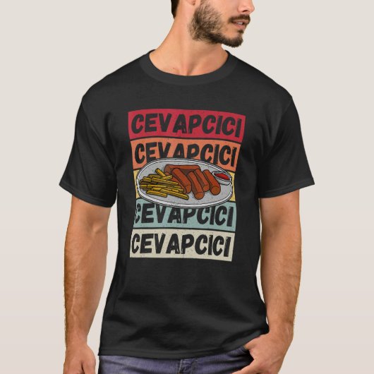 Cevapcici Kebab Balkan cuisine 12 Tシャツ (正面)
