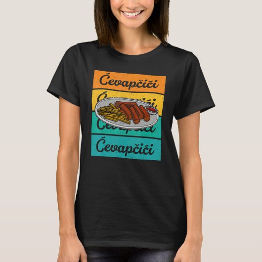 Cevapcici Kebab Balkan cuisine 20 Tシャツ (正面)