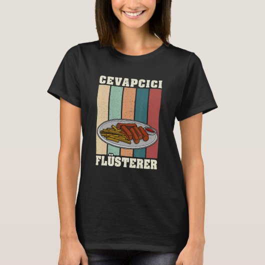 Cevapcici Kebab Balkan cuisine 28 Tシャツ (正面)