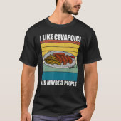 Cevapcici Kebab Balkan cuisine 42 Tシャツ (正面)