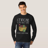 CevicheファンペルーのCeviche恋人ペルアーノ・シープー Tシャツ (正面フル)