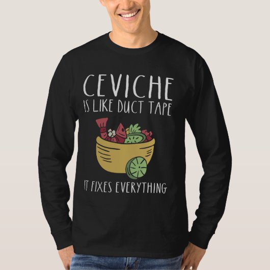 CevicheファンペルーのCeviche恋人ペルアーノ・シープー Tシャツ (正面)