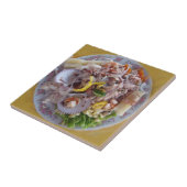 Ceviche伝統的なペルーの食糧 タイル (側面)