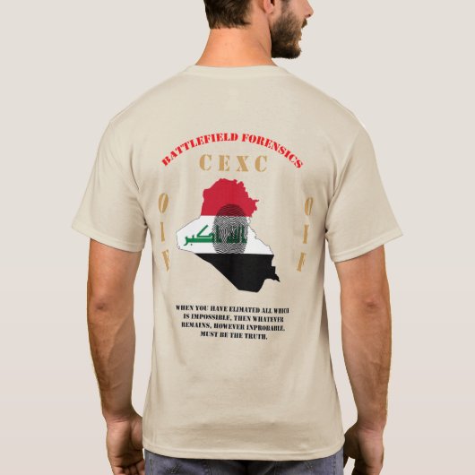 CEXC CSIシャツ Tシャツ (裏面)