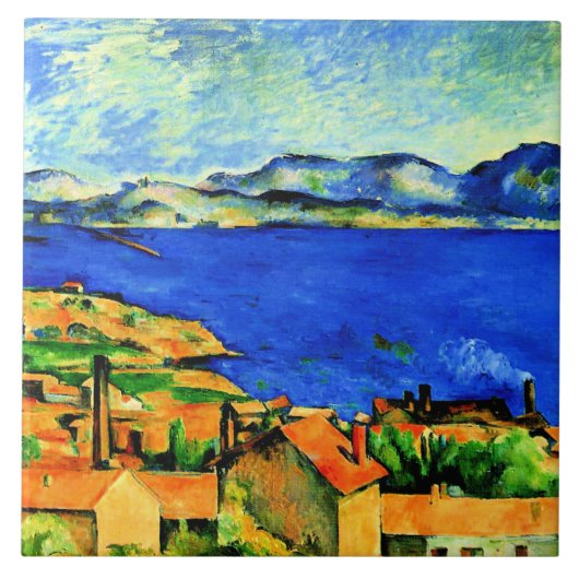 Cezanne - Gulf of Marseille タイル (正面)