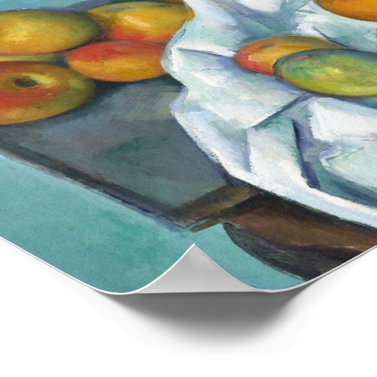 Cezanne Post Impressionism Still Life Flowers and ポスター (角)