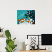 Cezanne Post Impressionism Still Life Flowers and ポスター (ホームオフィス)