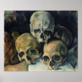 Cézanne - Pyramid Of Skulls, 1900 ポスター (正面)