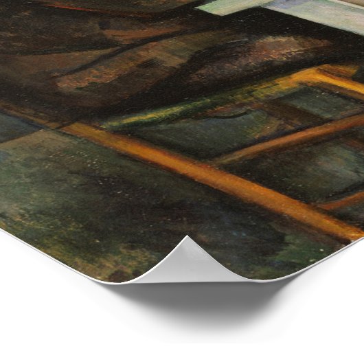 Cézanne - The Card Players 1893 ポスター (角)