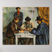 Cézanne - The Card Players 1893 ポスター (正面)