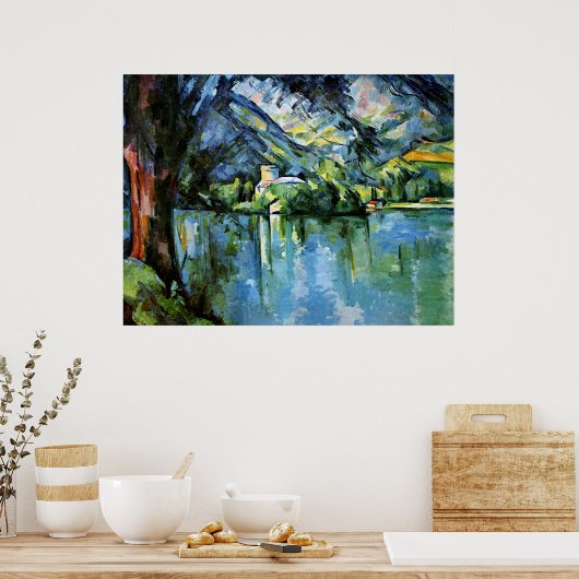 Cezanne - The Lac d'Annecy ポスター (キッチン)