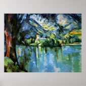 Cezanne - The Lac d'Annecy ポスター (正面)
