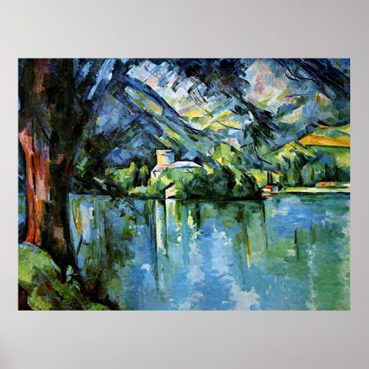 Cezanne - The Lac d'Annecy ポスター (正面)