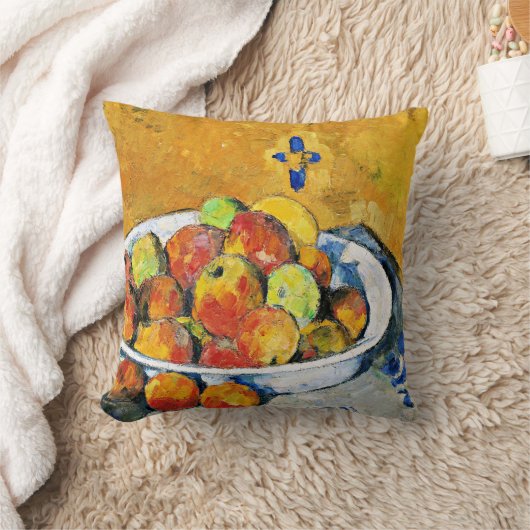 Cezanne - The Plate of Apples クッション (ブランケット)