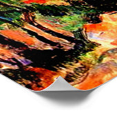 Cezanne - View through the Trees ポスター (角)