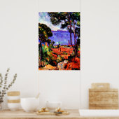 Cezanne - View through the Trees ポスター (キッチン)