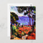 Cezanne - View through the Trees ポストカード (正面/裏面)