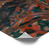 Cézanne - Young Italian Woman At A Table ポスター (角)