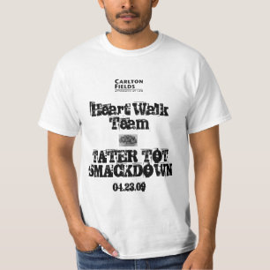 CFのハートの歩行のチームTT Smackdownの役人T Tシャツ