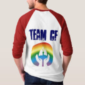 CFの素晴らしい大また09のTシャツ Tシャツ (裏面)