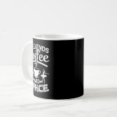 CFコーヒー週末コーヒーとダンスシャツダンスモ コーヒーマグカップ (正面左)