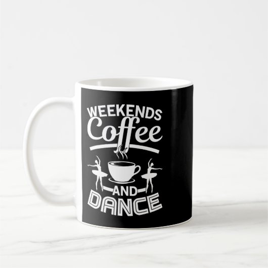 CFコーヒー週末コーヒーとダンスシャツダンスモ コーヒーマグカップ (左)