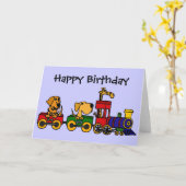 CF – 犬とキリンの漫画 カード (黄色い花)