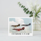 CF-104スターファイター ポストカード (スタンド正面)