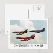 CF-104スターファイター ポストカード (正面/裏面)