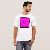 Cf - Chick Flicks化学素おもしろい子シンボル Tシャツ (正面フル)