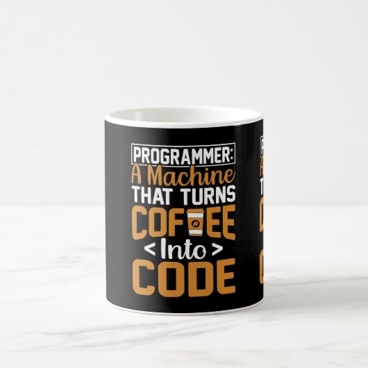 CF Coffee Programmer JavaScript Code Coffee Lover コーヒーマグカップ (中央)