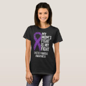 CF My Mom's Fight Is My Fight Cystic Fibrosis Awar Tシャツ (正面フル)