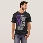 CF My Mom's Fight Is My Fight Cystic Fibrosis Awar Tシャツ (正面フル)