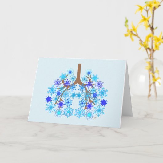 CF Winter Greeting Card カード (黄色い花)