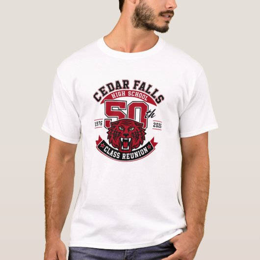 CFHS 50周年クラス同窓会Tシャツ Tシャツ (正面)