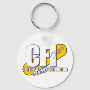 CFIロゴ – 認定フライトインストラクター キーホルダー