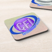 CFI ORB SWUSHロゴ認定フライトインストラクター コースター (左側)