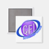 CFI ORB SWUSHロゴ認定フライトインストラクター マグネット (正面/裏面)