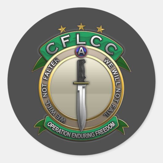 CFLCC操作の永続的な自由 ラウンドシール (正面)