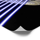 CFM56-5 Turbofan Jet Engine ポスター (角)