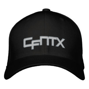 CFNTX – ブラックハット 刺繍入りキャップ