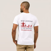 CFNXTのウォーミングアップ-白 Tシャツ (裏面フル)