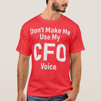 CFOの声を使わせない Tシャツ